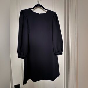 1901 Classic Navy Long Sleeve Dress